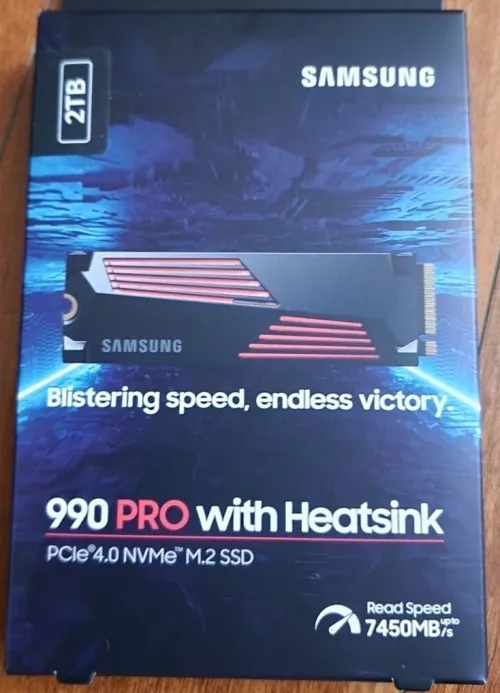 Samsung SSD 990 PRO 2TB PCIE 4.0X4 NVME avec Heatsink -- promotion