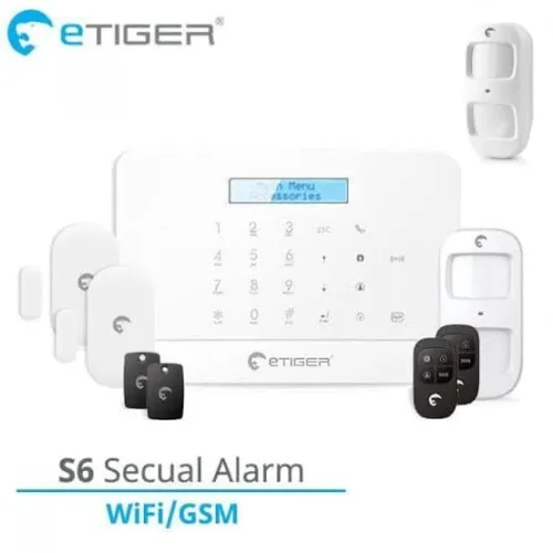 Alarme sans fil eTIGTE S6 جهاز إنذار لاسلكي