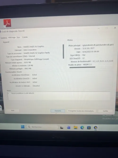 Dell i5 11em génération