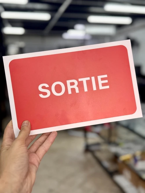 Plaque signalétique  