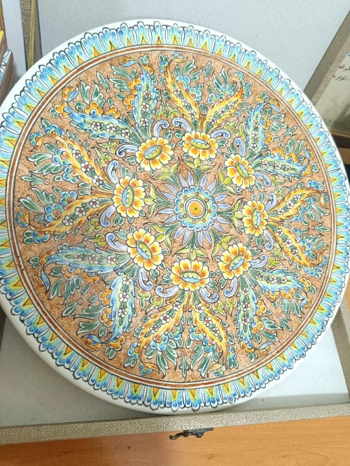 Assiette arabesque céramiques