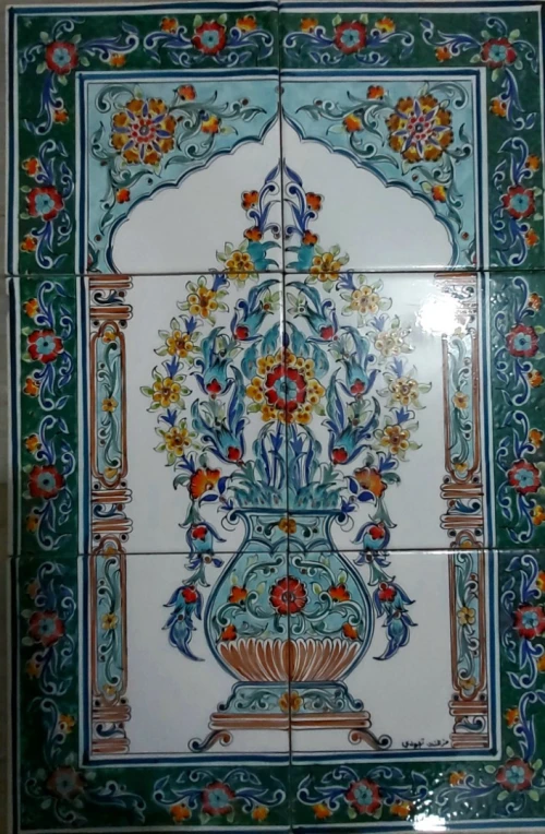 tableau arabesque céramique 
