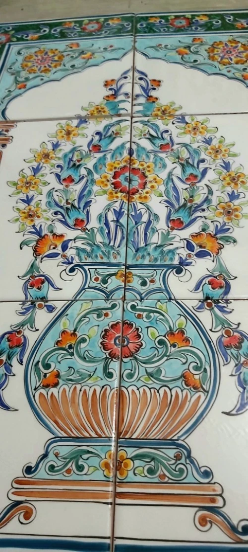 tableau arabesque céramique 