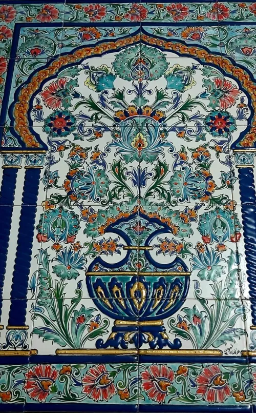  tableau arabesque céramique 