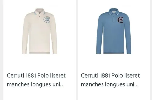 Vêtements pour homme d'origine  d'une marque italienne Cerruti