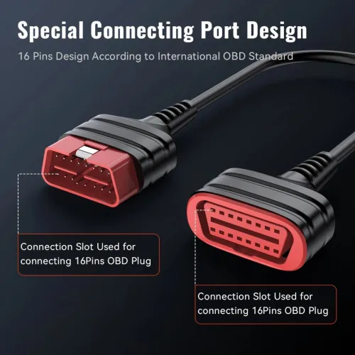 Cable extension obd2 16 pin ThinkCar original pour les scanner Automobile obd 60cm