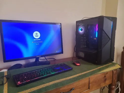Pc Gamer ryzen 5 5600g 16gb ram 512gb ssd + Ecran Samsung  full hd Hdmi 75hz