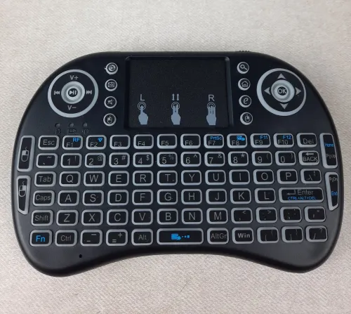   Mini Wireless Rechargeable Keyboard with Touchpad, 2.4Ghz