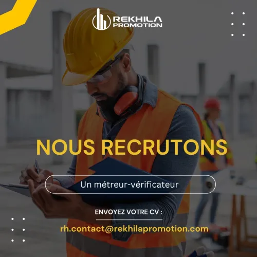 Offre d'emploi MÉTREUR VERIFICATEUR 