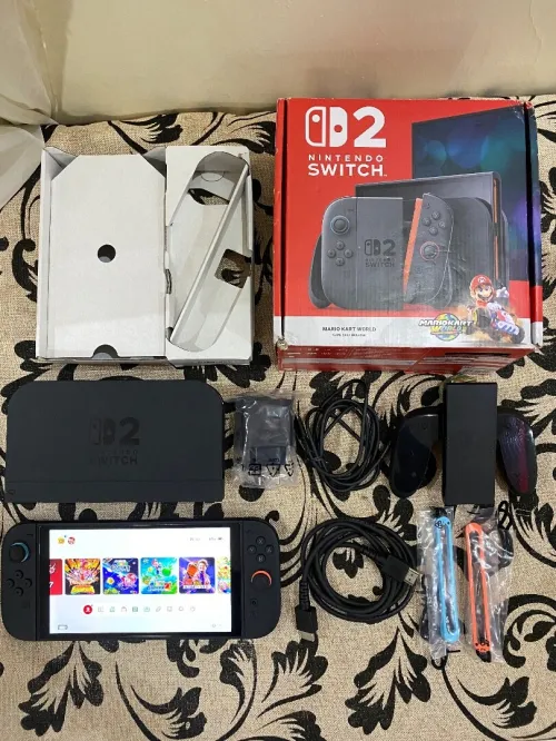 nintendo switch 2 avec tous les accessoiers