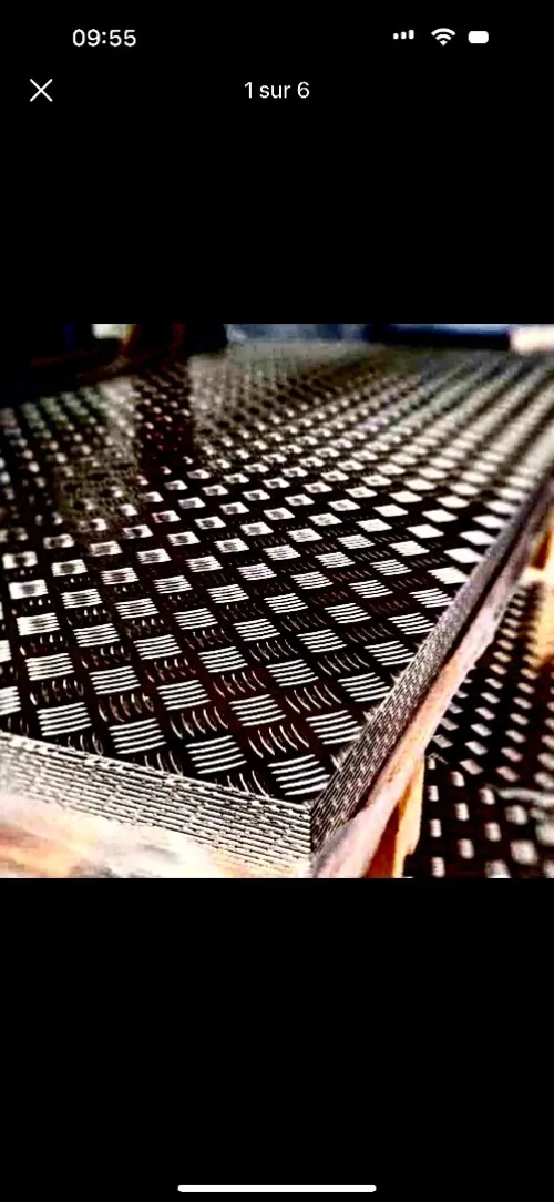 tole striée aluminium