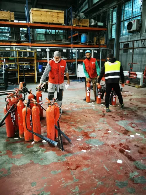 Rechargement maintenance des extincteurs 