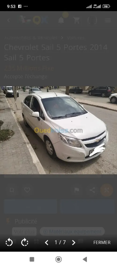 Chevrolet Sail 5 portes 2014 Sail 5 portes