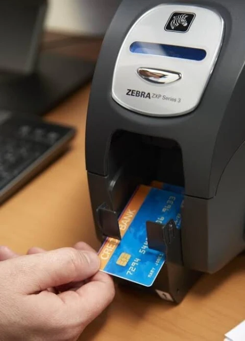 zebra zxp 3 badgeuse pvc