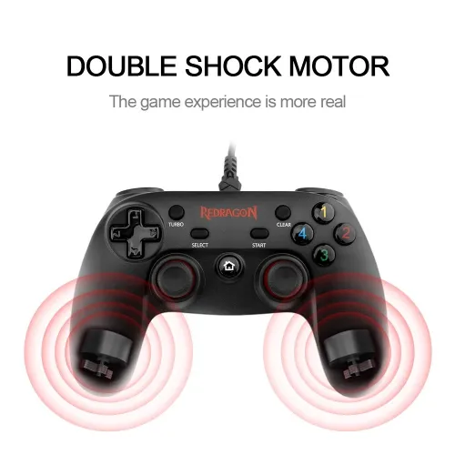Manette de jeu Redragon Saturn G807 - Windows PC, PS3, Playstation, Android, Xbox 360