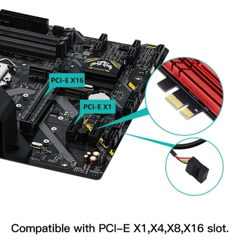 Fenvi FV-AX3000 WiFi 6 PCI-E 3000Mbps Bluetooth 5.1 Wifi Adapter
