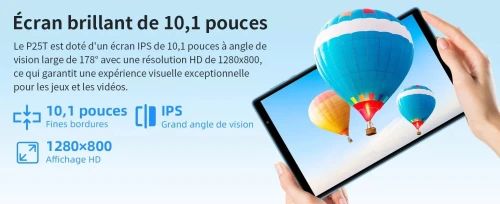 Teclast P25T | WiFi 6 | 4/64Go | Clavier + Pochette Inclus 