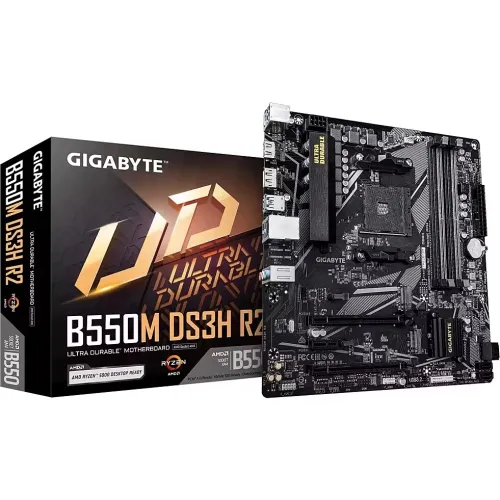 GIGABYTE B550M DS3H R2 - Carte mère Micro-ATX AM4 Ryzen 5000/4000/3000