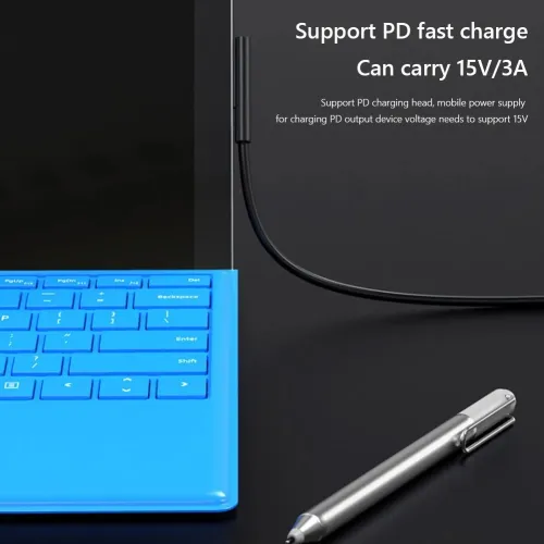 Alimentation USB Type-C à charge rapide pour Microsoft Surface Pro 7 3 4 5 6