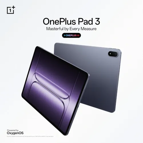 OnePlus Pad 3 (12/256Go) Silver + Pochette | Snapdragon 8 Elite | Écran 3K 144Hz Pad 3
