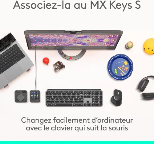 Logitech MX Master 4 | Haptic Sense & Actions Ring | Souris Pro USB-C