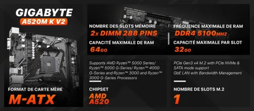Gigabyte A520M K V2