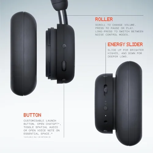 CMF Headphone Pro - Casque Bluetooth Over-Ear Hi-Res LDAC ANC 100h Autonomie