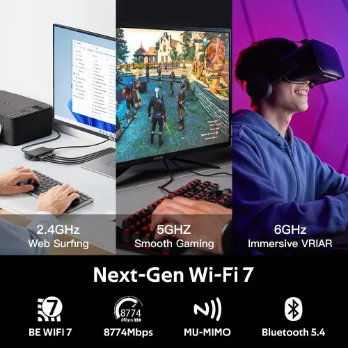 Carte Réseau FENVI WiFi 7 BE200 | 8800Mbps | Bluetooth 5.4 | Base Magnétique