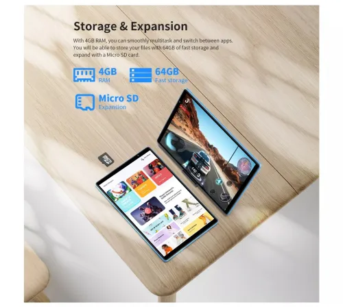Teclast P25T | WiFi 6 | 4/64Go | Clavier + Pochette Inclus 