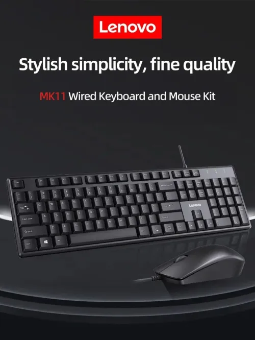 Ensemble clavier et souris filaire Lenovo MK11