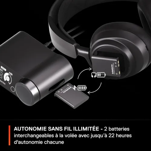 SteelSeries Arctis Nova Pro Wireless X | Xbox/PS5/PC | ANC & Batteries Infinies