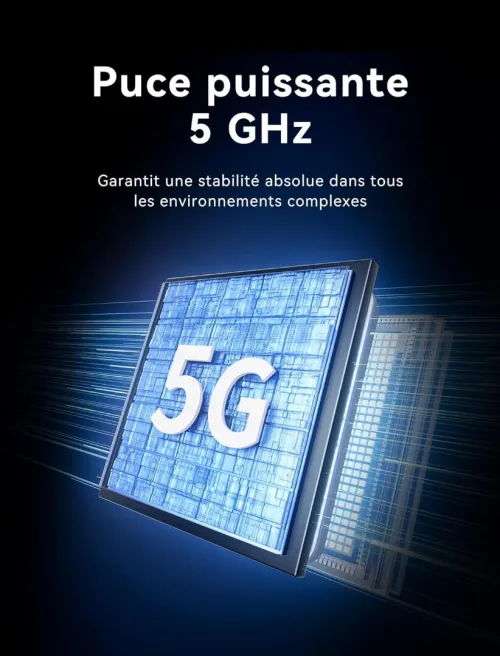 Vention Émetteur et Récepteur HDMI Sans Fil 1080P 50M 5GHz pour PC, Caméra, Projecteur et Moniteur