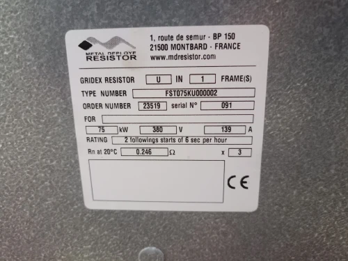 Résistance de Démarrage statorique