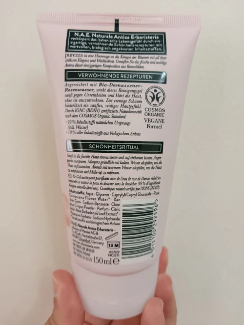 Gel nettoyant visage BIO purifiant pour peaux grasses Bio  .