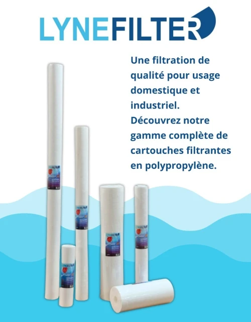 filtre sediment en polypropylène des 10 au 50 pouce et big blue