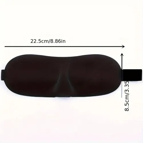 Masque de sommeil 3D profond pour les yeux de couchage confortable, léger et respirant unisex