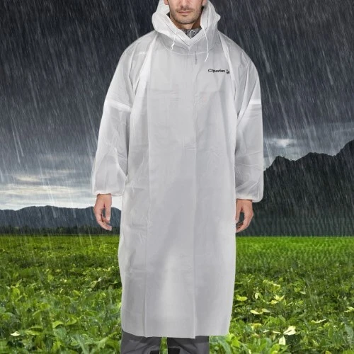 Poncho de pluie 100 taille 173 à 190cm / 150 à 173 cm homme / femme