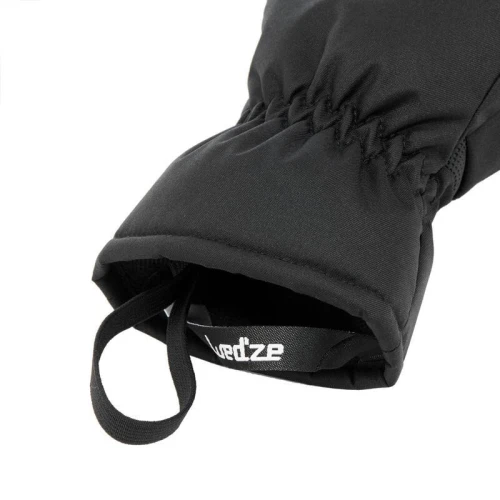 GANTS DECATHLON DE SKI ENFANT CHAUDS ET IMPERMEABLES - 100 NOIRS