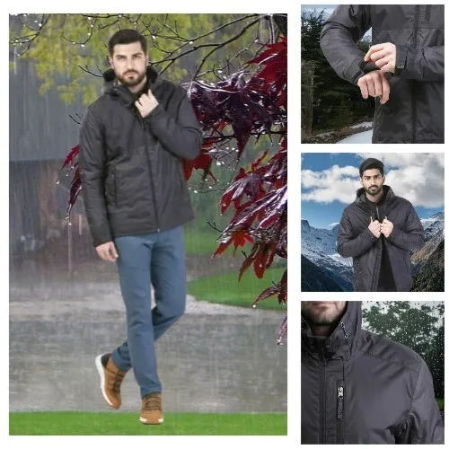VESTE HIVER IMPERMÉABLE DE RANDONNÉE  DECATHLON - SH100 X-WARM -10 C - HOMME