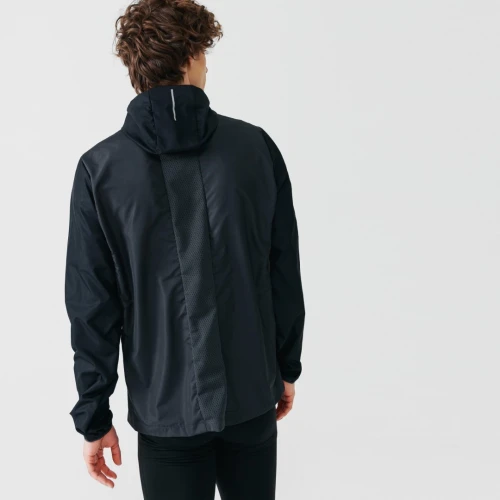 VESTE  DECATHLON COUPE VENT DE RUNNING HOMME KALENGI NOIRE / BLEUE