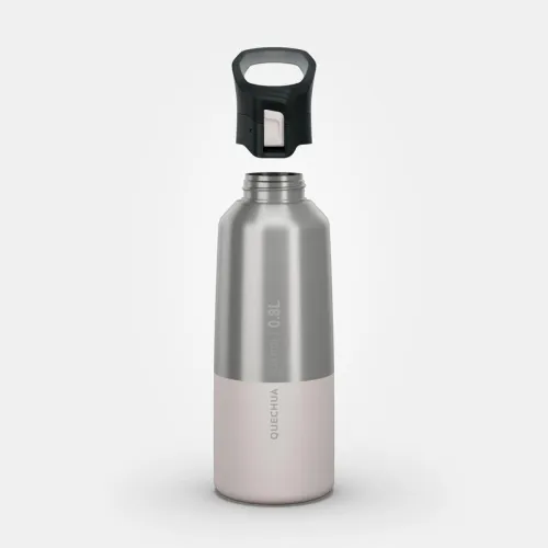 Gourde isotherme inox 0,8L bouchon à ouverture rapide pour la randonnée 