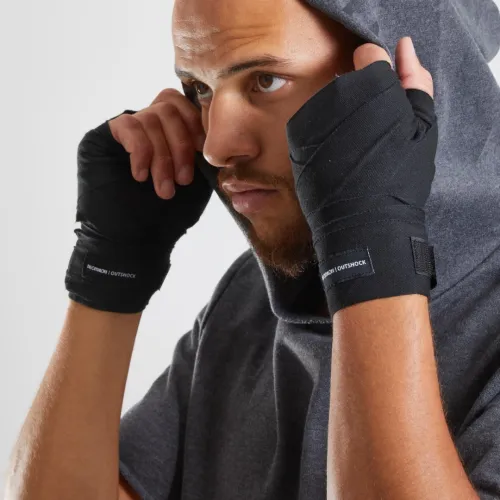 Bandes Decathlon  de boxe 2,5m Noires / Rouges.
