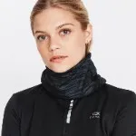bandeau multifonctions homme femme -Tour de cou running chaud kiprun warm+Noir Fumé