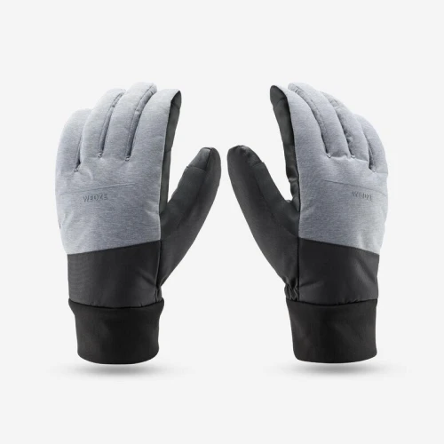 Gants de ski 100 noir adulte femme / homme