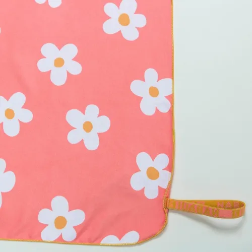 Serviette de bain microfibre compact imprimé taille L 80 x 130 cm