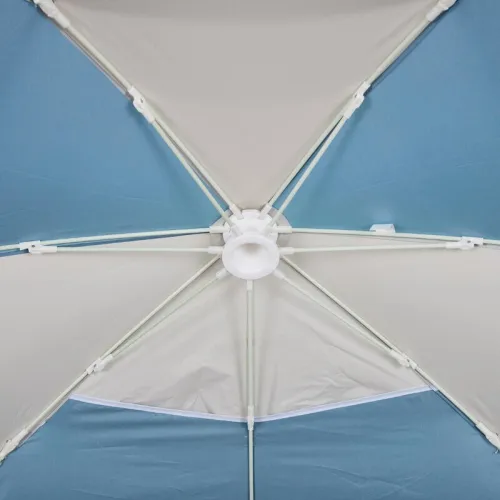 Tente de plage compacte anti uv 3 places - Iwiko 180 gris beige
