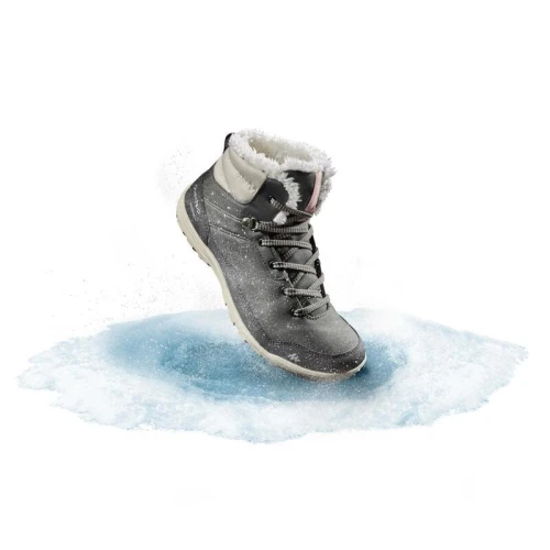 CHAUSSURES Decathlon CHAUDES ET IMPERMÉABLES DE RANDONNÉE - SH100 WARM - MID FEMME