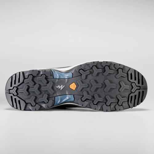 Chaussures imperméables de randonnée montagne - mh100 mid noir homme