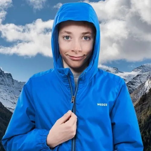 VESTE DE SKI ENFANT CHAUDE ET IMPERMEABLE 100 BLEU Decathlon