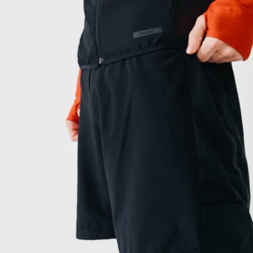 VESTE DECATHLON  COUPE VENT SANS MANCHE DE RUNNING HOMME KALENJI RUN WIND NOIR